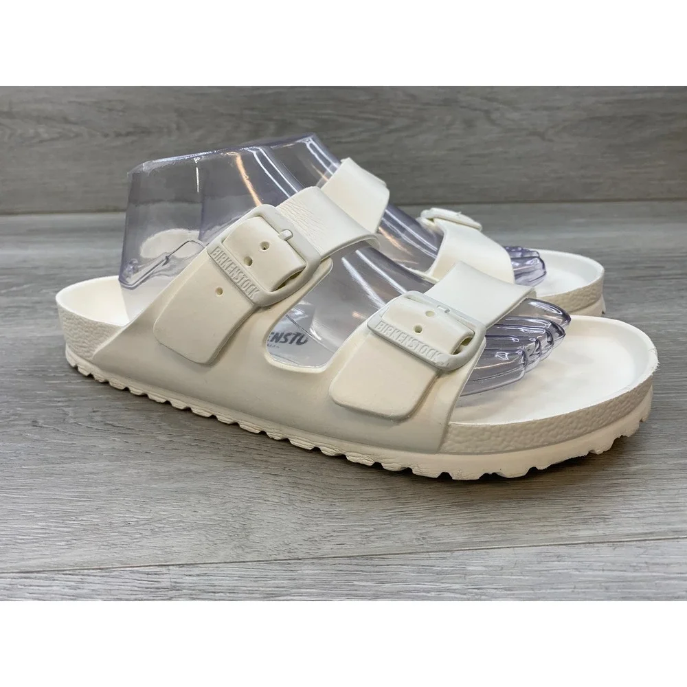 Birkenstock Women's Sandals Arizona Essentials White 11 Casual Comfort Shoes